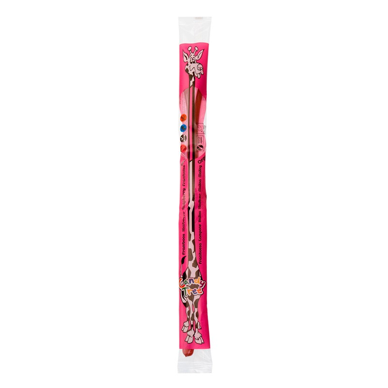 Tira de frambuesa jirafa bio 50g Candy Tree