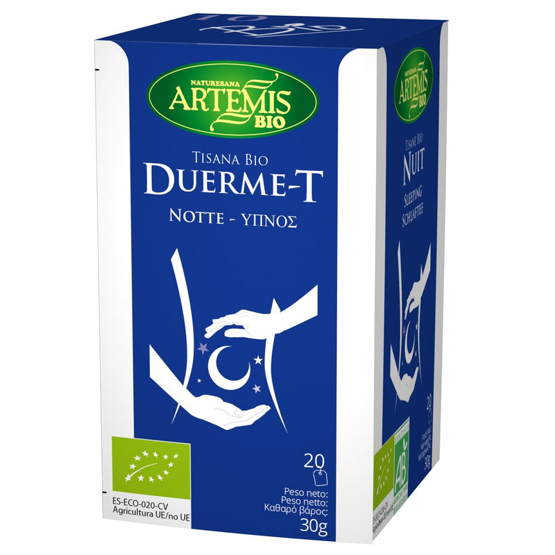 Tisana Duerme-T bio 20 filtros Artemis