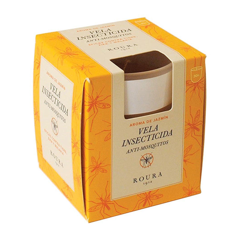Vela vaso insecticida Antimosquitos Jazmin 30H Roura