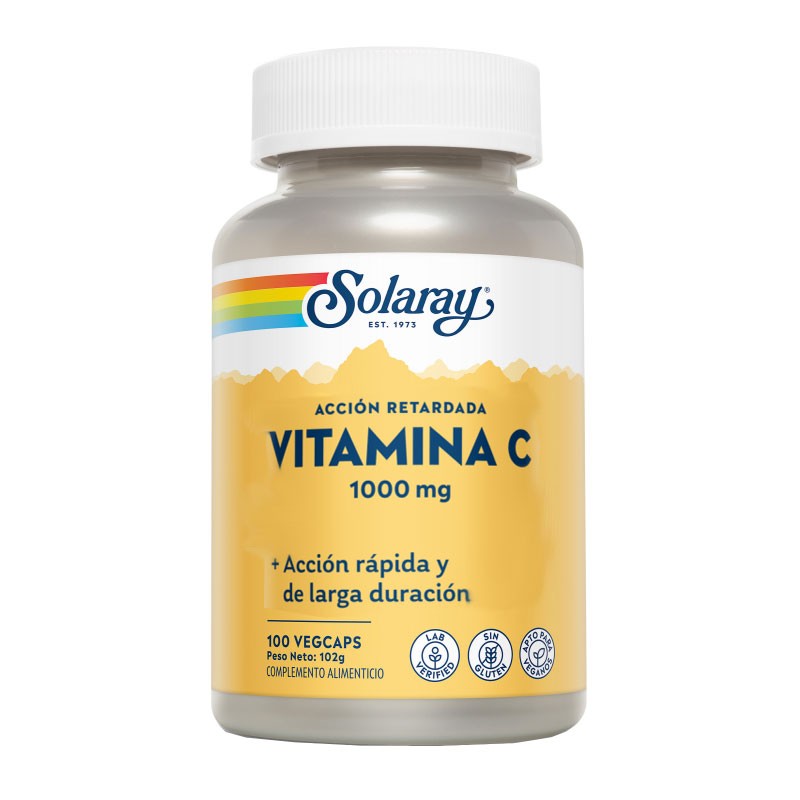 Vitamina C 1000mg A/R 100 comprimidos Solaray
