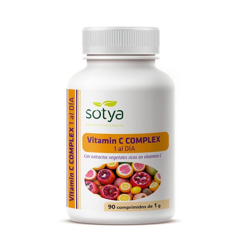 Vitamina C natural complex 1g 90 comprimidos Sotya