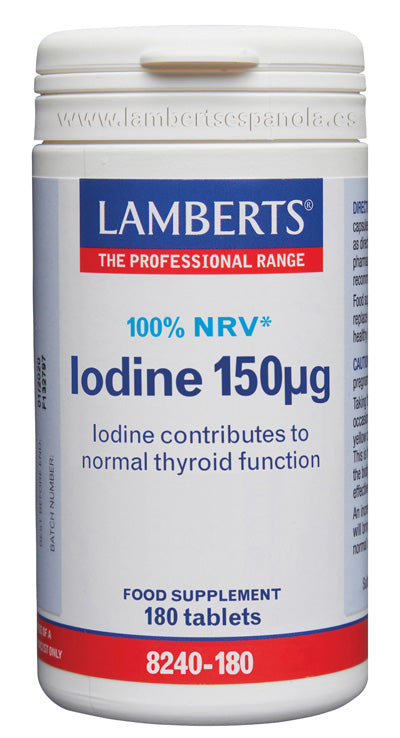 Yodo 150 mcg como Yoduro de Potasio (Yodo)