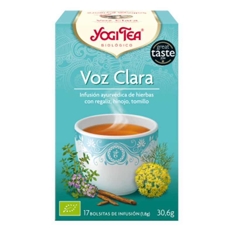 Yogi Tea Voz clara 17 filtros