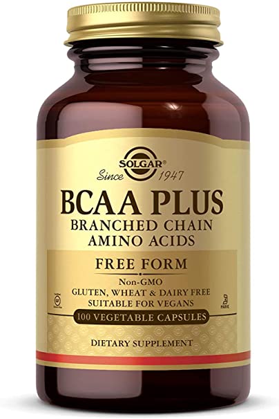 B.C.A.A. PLUS 500 mg, 50 Cápsulas Vegetales - SOLGAR