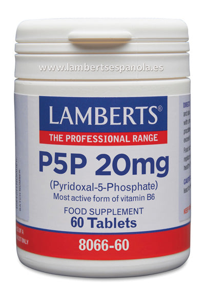 P5P Piridoxal 5 Fosfato o Vitamina B6 en forma activa