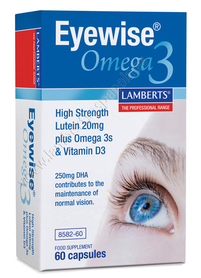 Eyewise® con Luteína, Zeaxantina mas Omega 3 y Vitamina D3 - Lamberts