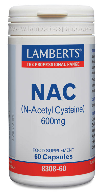NAC (N-Acetil Cisteína) 600 mg, Aminoácido no esencial