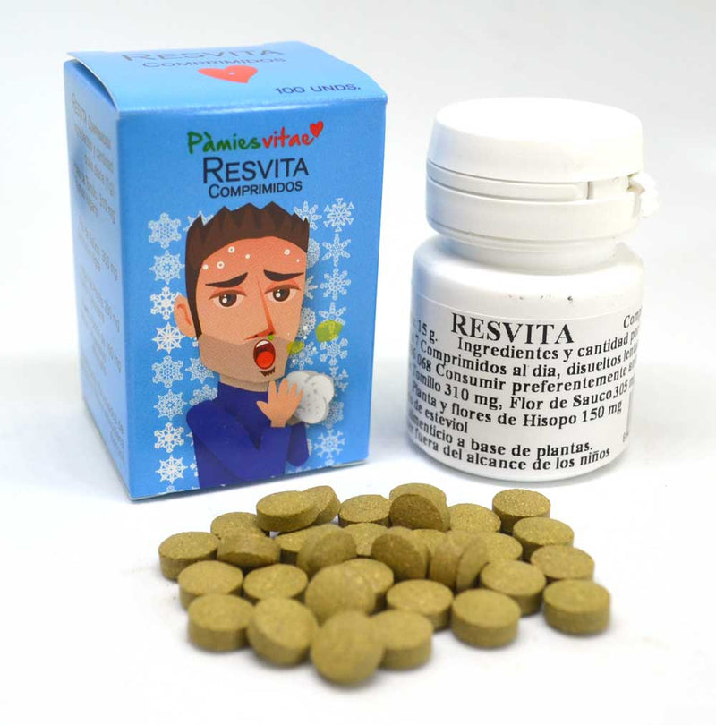 Comprimidos RESVITA (100 und) - PAMIES - masquedietasonline.com 