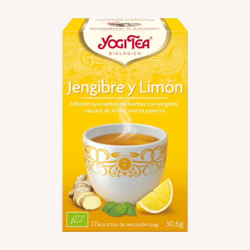 Yogui Tea, Jengibre y Limón