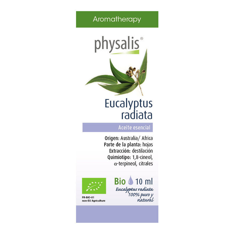 Aceite esencial de eucalipto radiata bio 10 ml Physalis