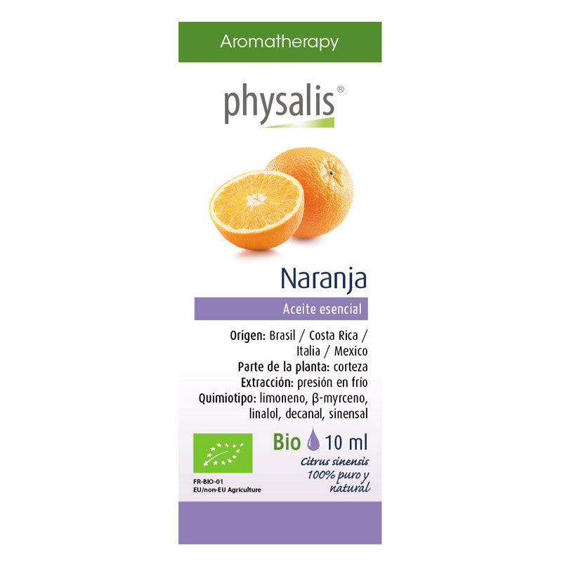 Aceite esencial de naranja bio 10 ml Physalis