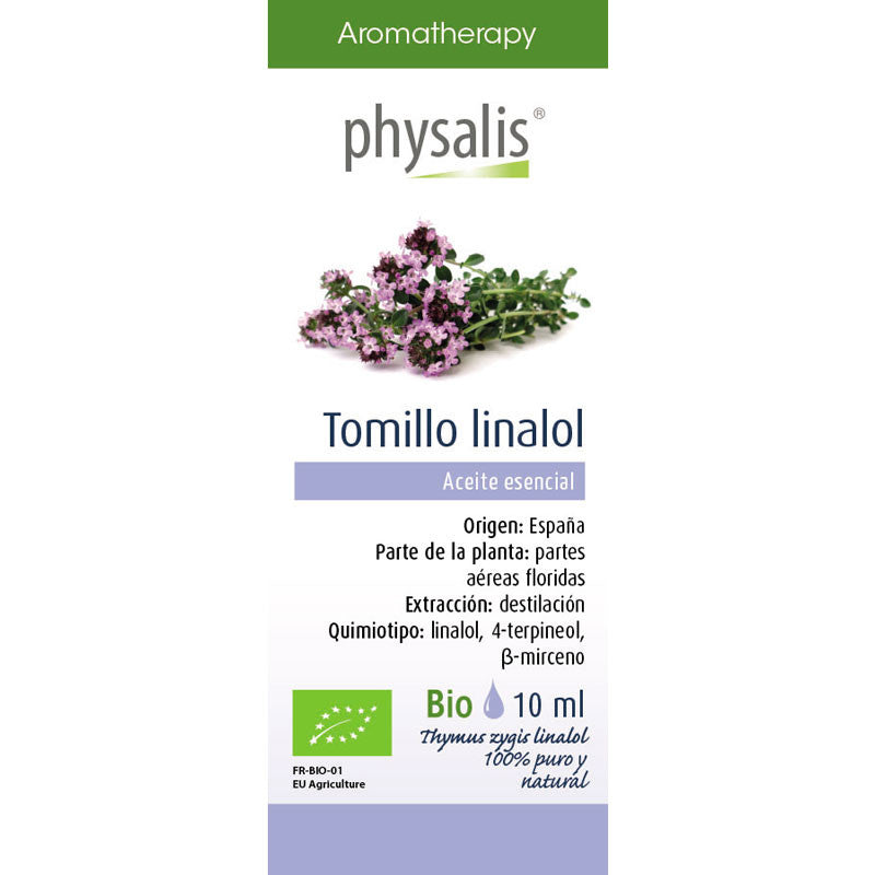 Aceite esencial de tomillo linalol bio 10ml Physalis