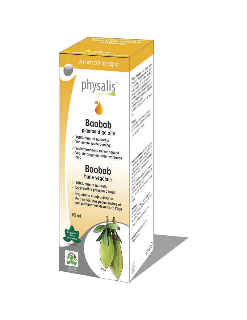 Aceite vegetal de baobab bio 50 ml Physalis