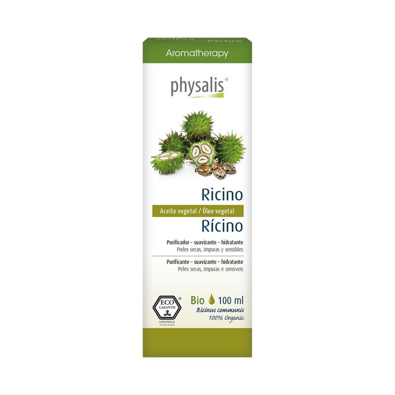 Aceite vegetal de ricino bio 100 ml Physalis