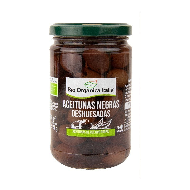 Aceitunas negras deshuesadas Bio 280g Organica Italia