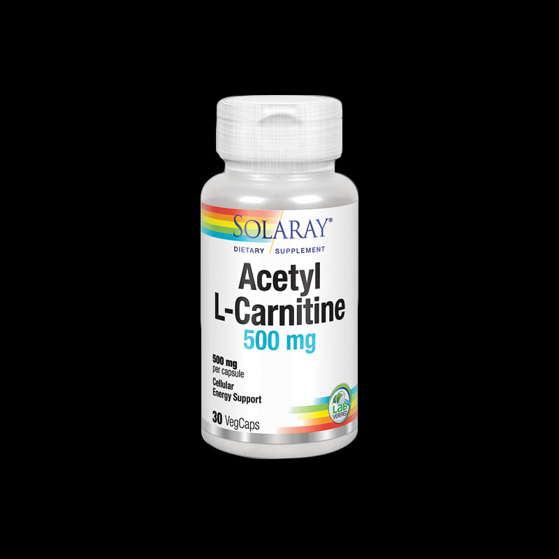 Acetyl-L-Carnitine 500 mg- 30 Vegcaps. Apto para veganos