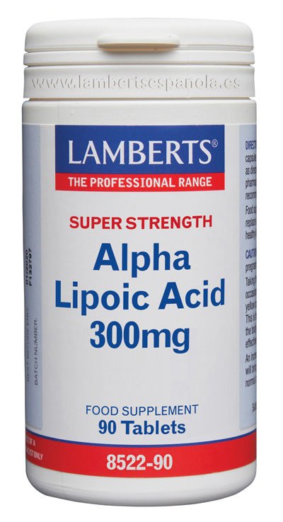 Ácido Alfa Lipoico 300 mg, ALA o Ácido Tióctico