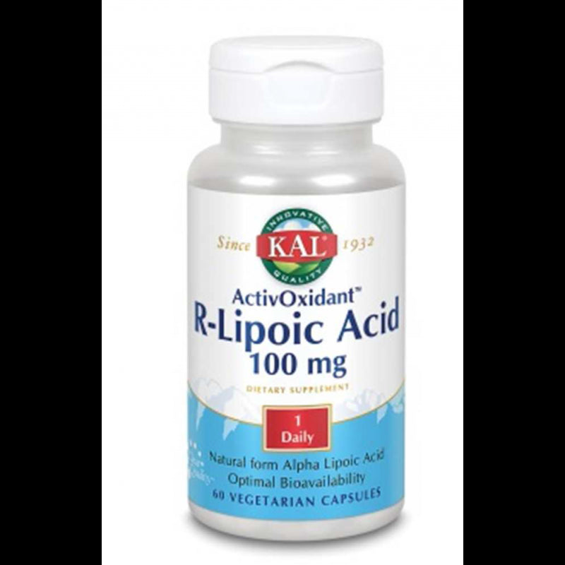 Acido R- Lipoico 60 cápsulas vegetales - masquedietasonline.com 