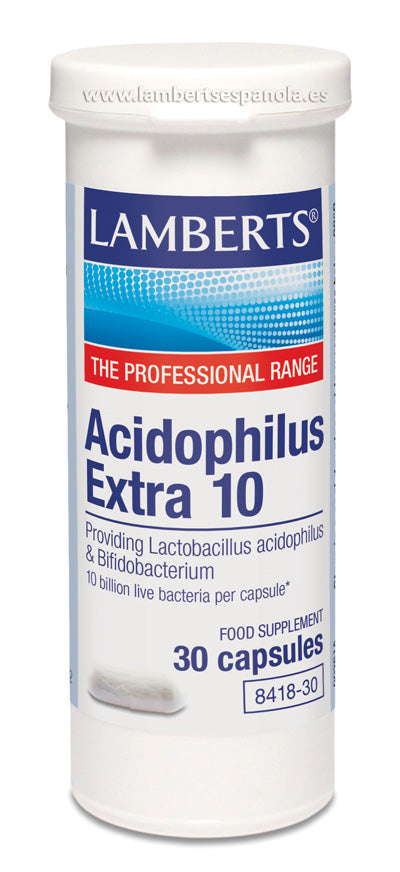 Acidophilus Extra 10. Una al Día con 30 cápsulas