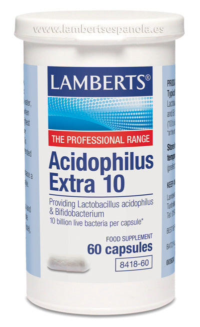 Acidophilus Extra 10. Una al Día con 60 cápsulas