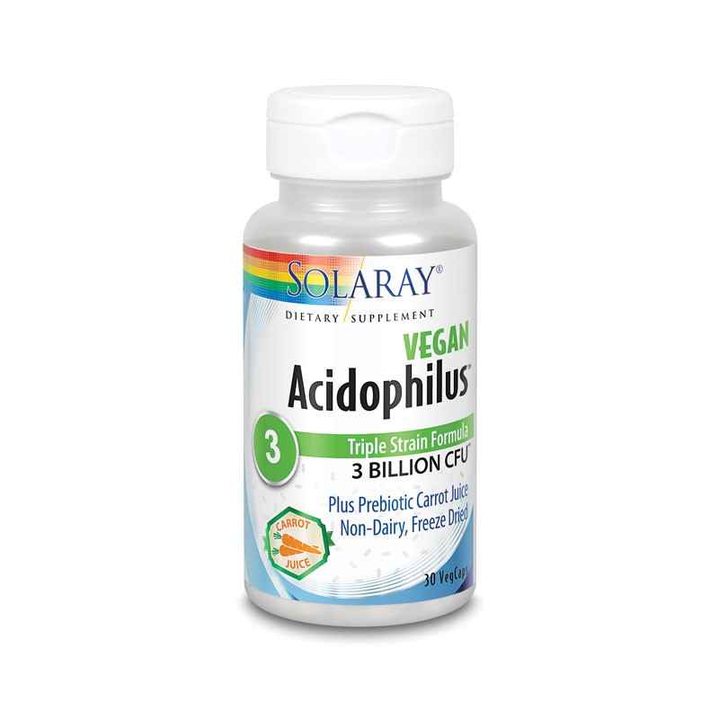 Acidophilus Plus 30 vcaps Solaray