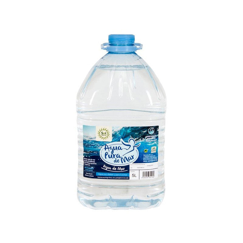 Agua de mar garrafa 5 litros Sol Natural