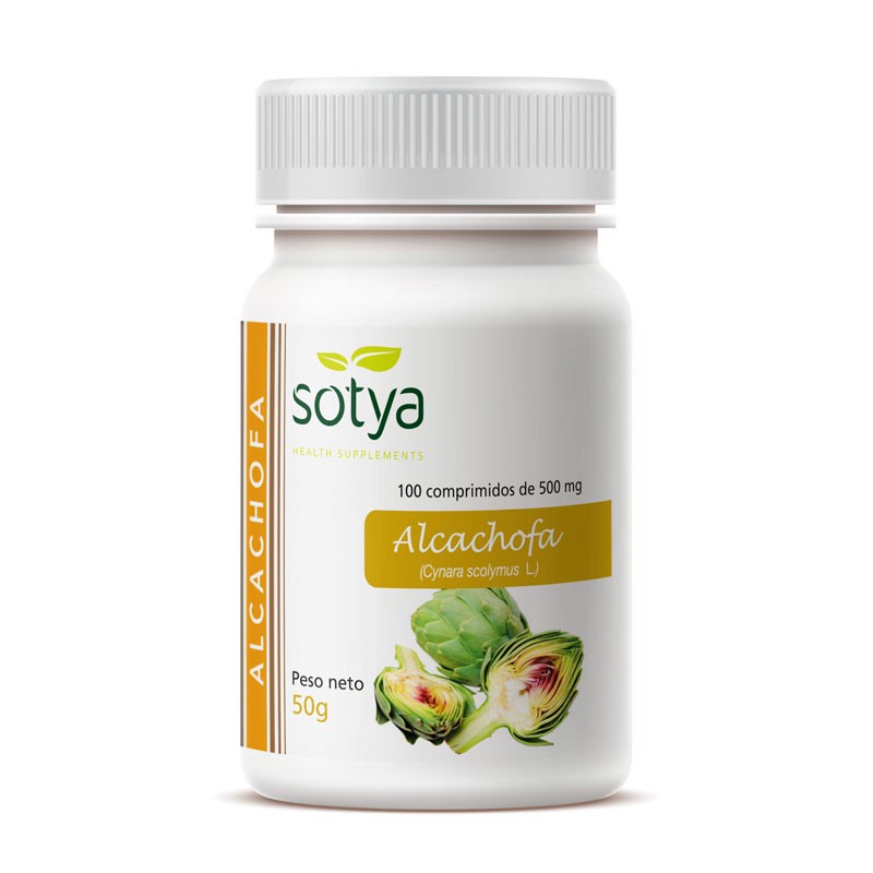 Alcachofa 500mg 100 comprimidos Sotya