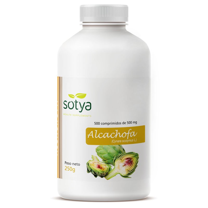Alcachofa 500mg 500 comprimidos Sotya