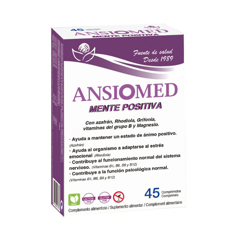 Ansiomed mente positiva 45 comprimidos Bioserum