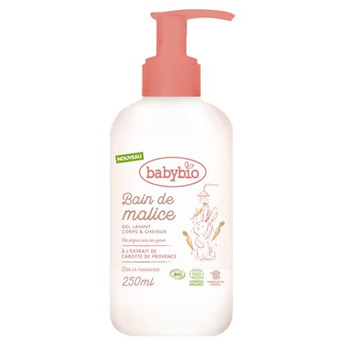 Babybio Gel Baño (pelo y cuerpo) 250 ml