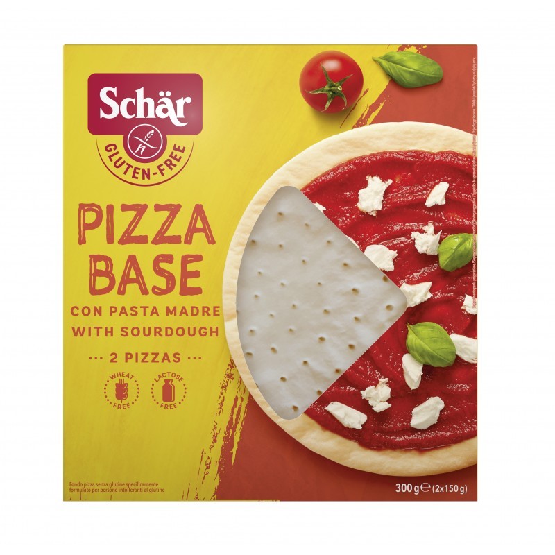 Bases de Pizza Sin Gluten 2x150g Schar