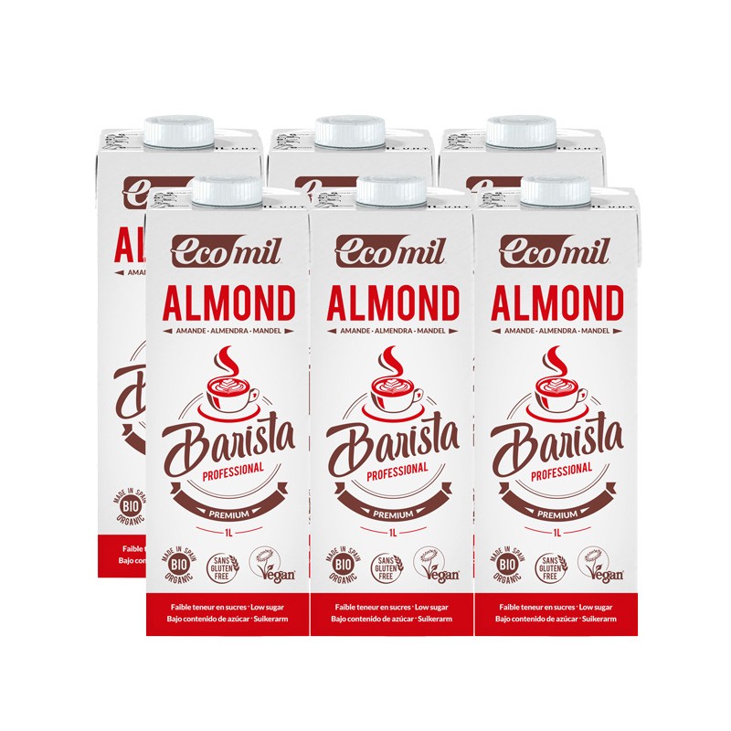 Bebida de almendras Barista Almond Bio 6x1L Ecomil
