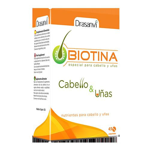 Biotina (cabello y uñas) 45 comprimidos Drasanvi