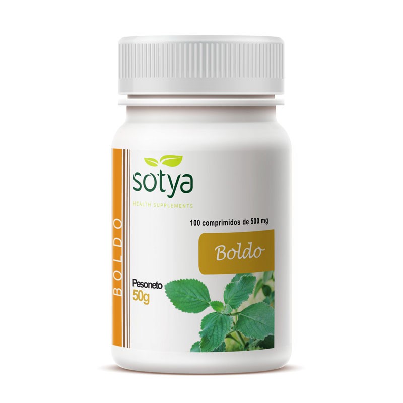 Boldo 500 mg 100 comprimidos Sotya