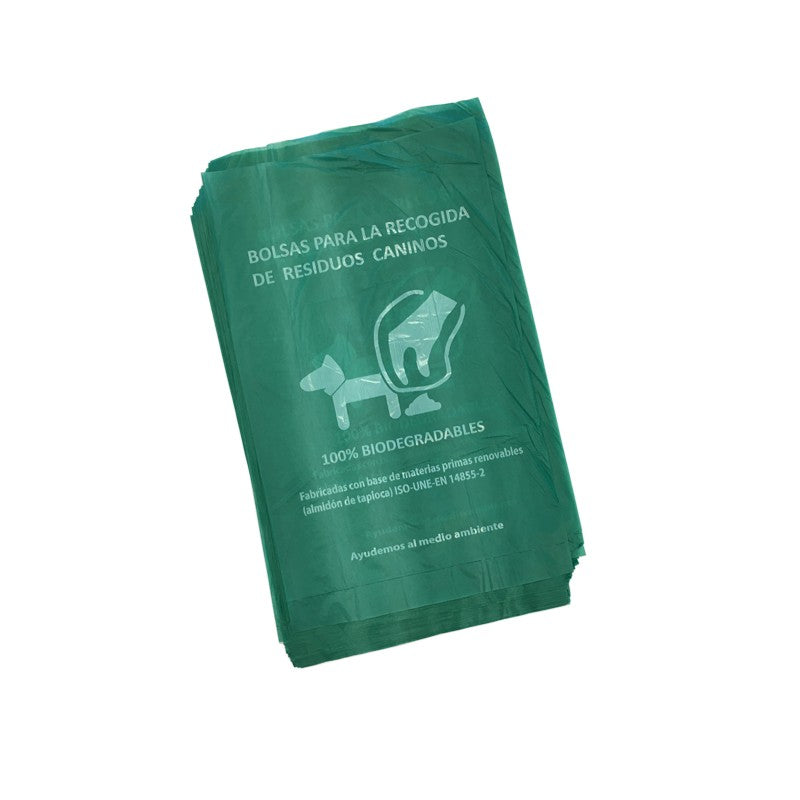 Bolsa Recogida Residuos Caninos 20x33 100% Biodegradable 100 unds