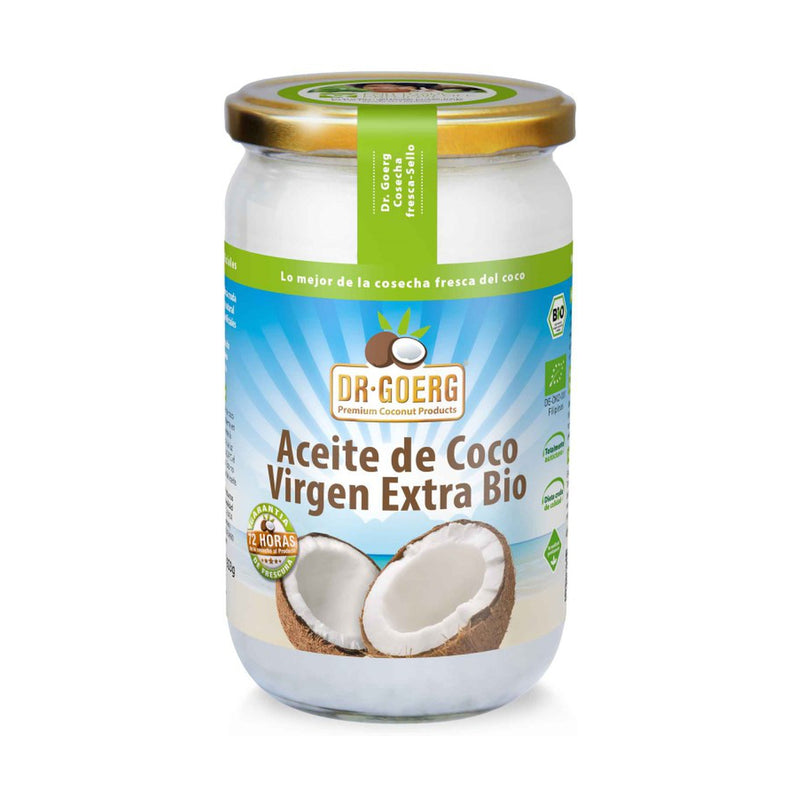 Aceite de coco Virgen Extra Bio 1 Litro, Dr Goer