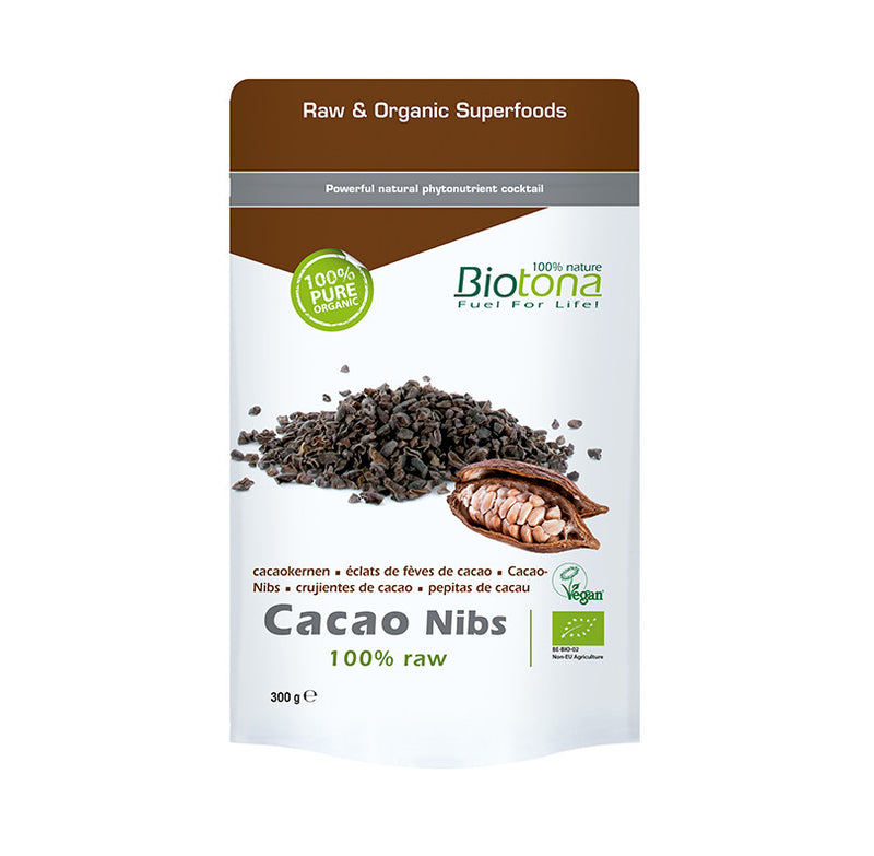 Cacao nibs/trocitos de cacao superfood bio 300g Biotona