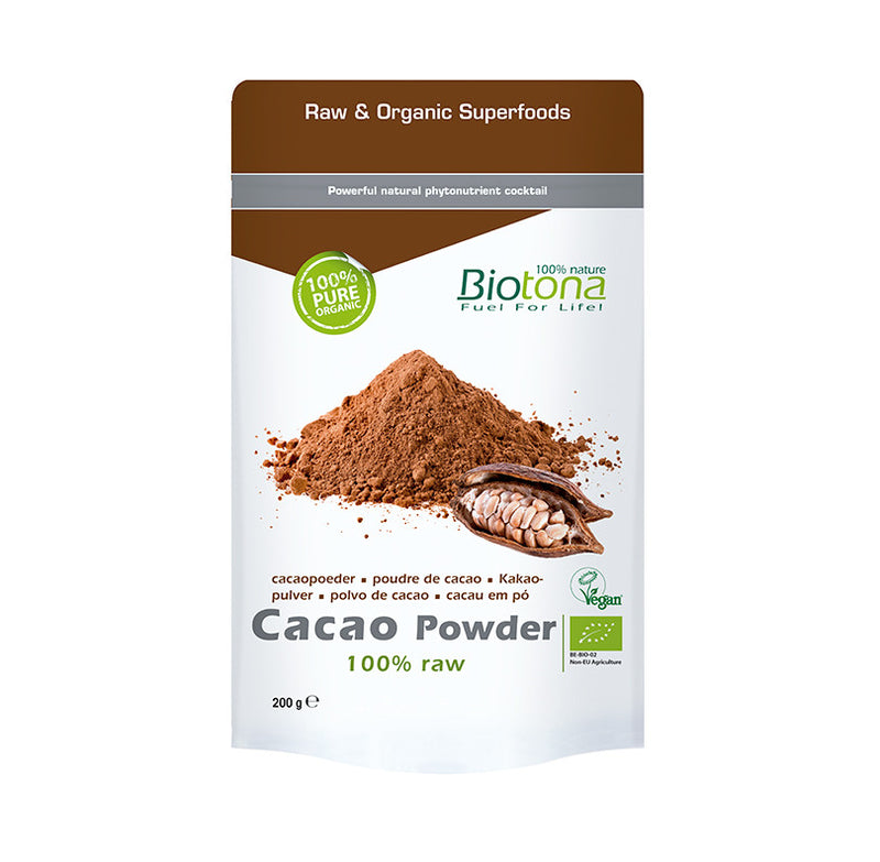 Cacao powder/cacao en polvo superfood bio 200g Biotona