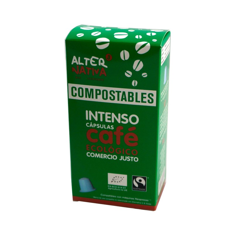 Cafe intenso capsula compostable 10x5g Alternativa 3