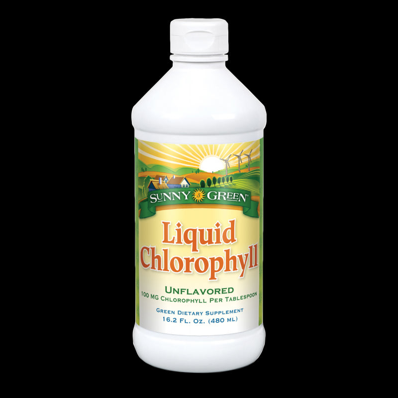 Chlorophyll líquida-480 ml. Sin gluten. Apto para veganos