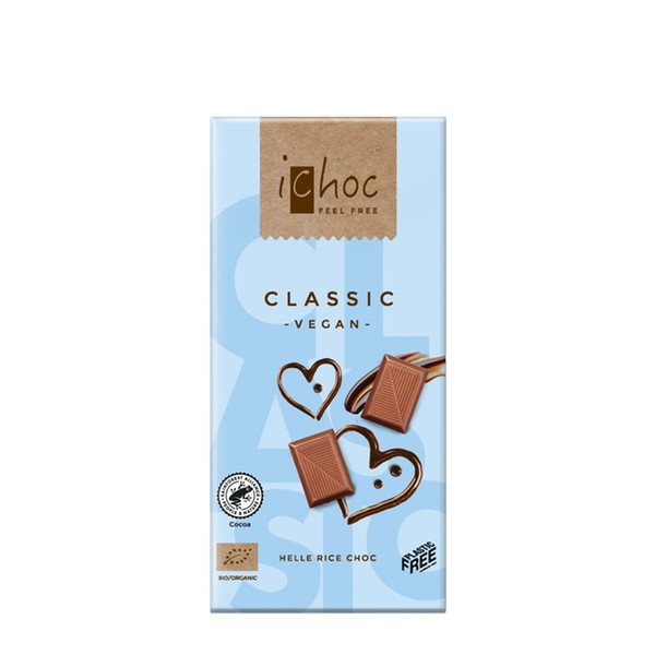 Chocolate vegano classic bio 80g Ichoc