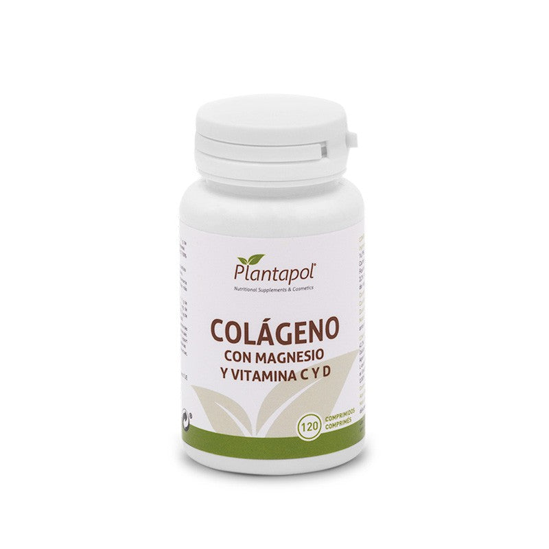 Colageno con magnesio y vit. C y D 120 comprimidos Plantapol