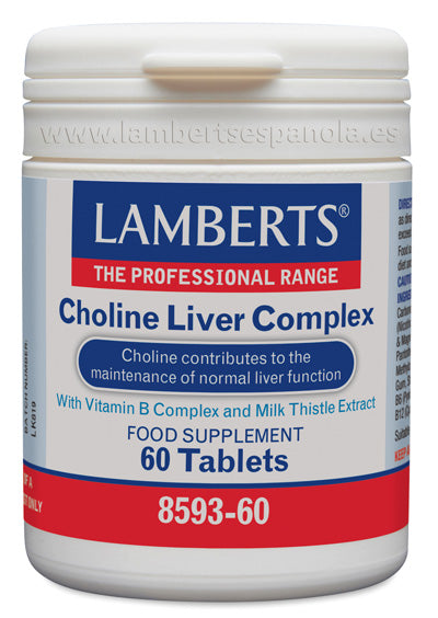 Choline Liver Complex con vitaminas B y Cardo Mariano
