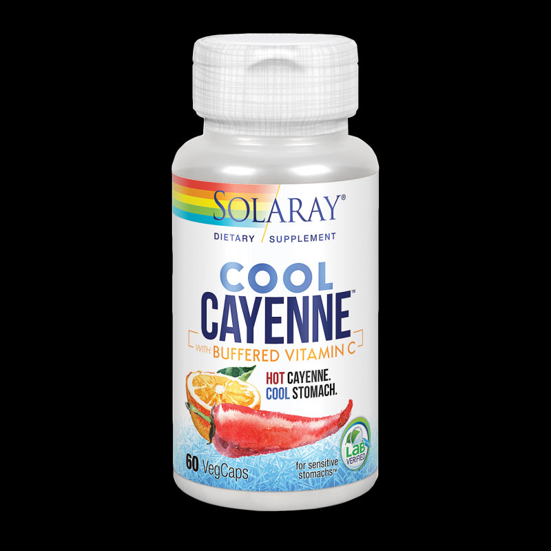 Cool Cayenne™ 500 mg - 60 Vegcaps. Apto para veganos