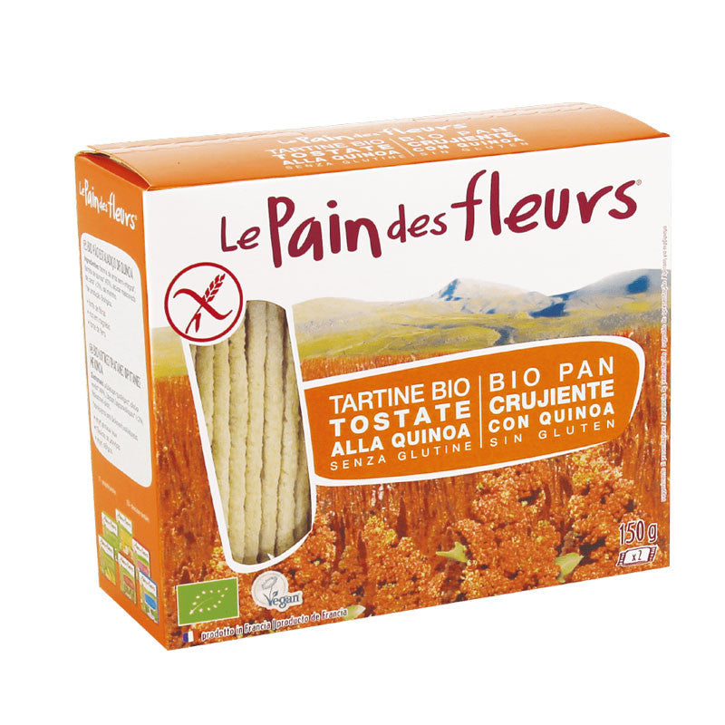 Cracker Quinoa Sin gluten Bio 150g Le Pain des Fleurs