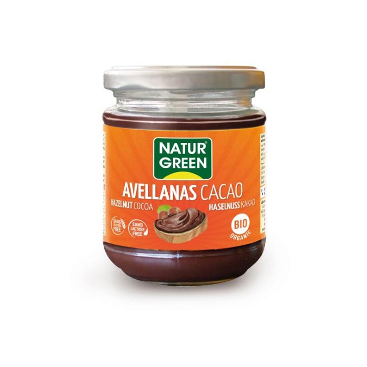 Crema Avellanas Cacao Bio 200g Naturgreen