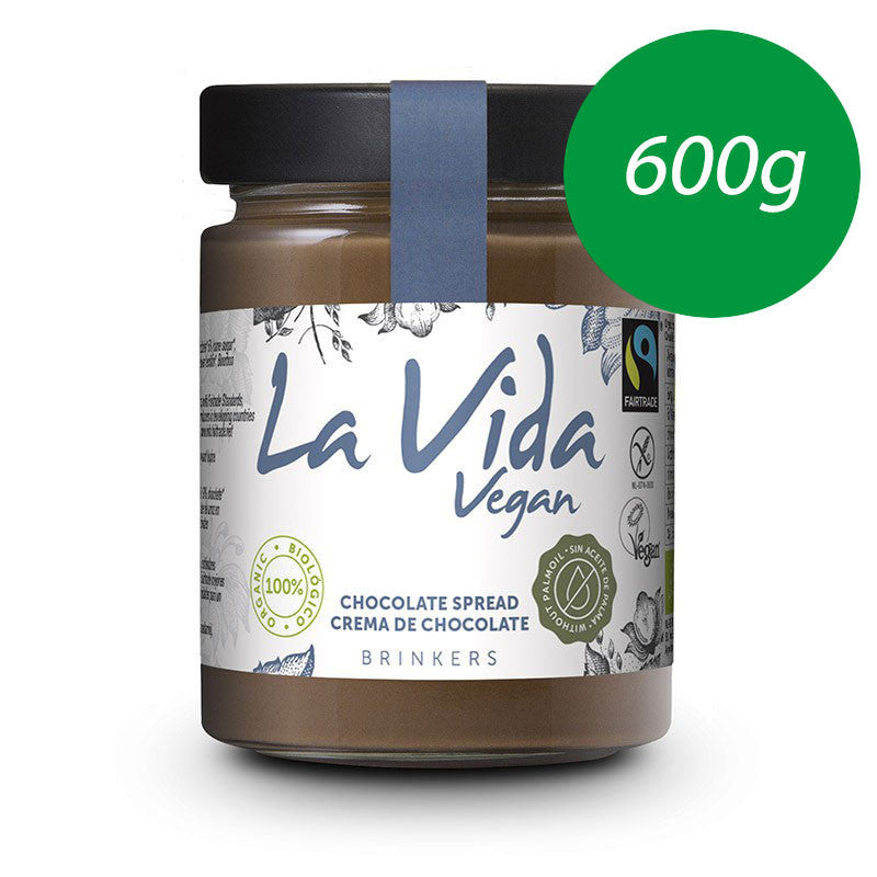 Crema de chocolate Bio 600g La Vida Vegan