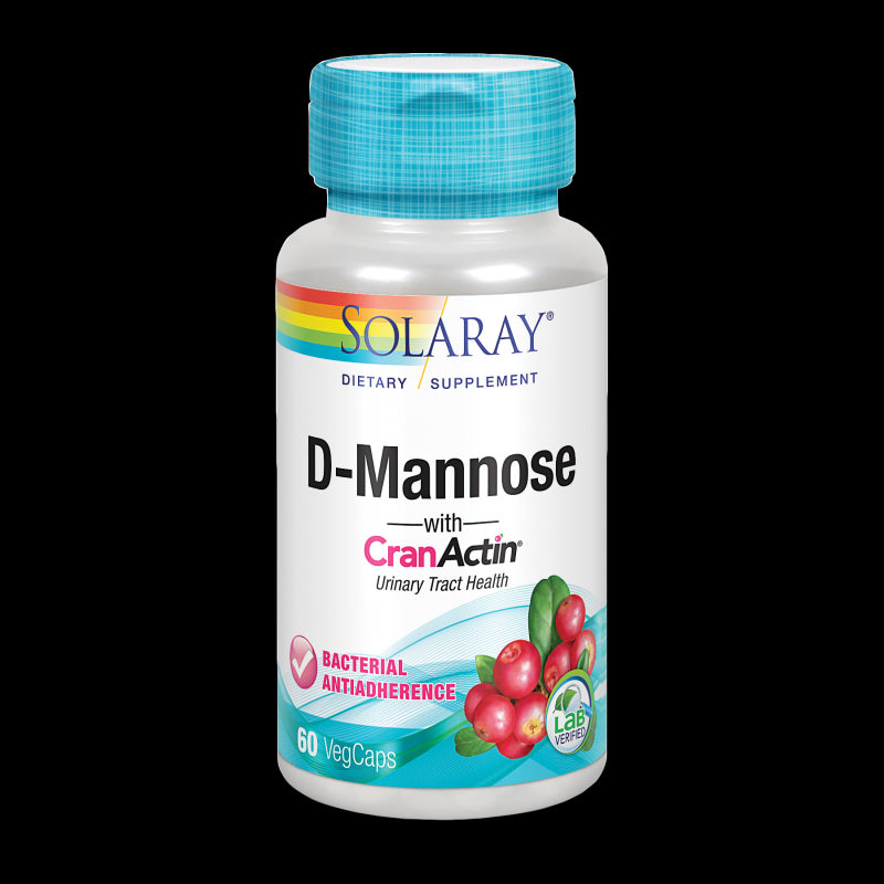 D-Mannose con Cranactin®- 60 VegCaps. Apto para veganos