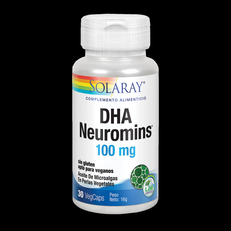 DHA Neuromins™- 30 perlas vegetales. Sin gluten. Apto para veganos