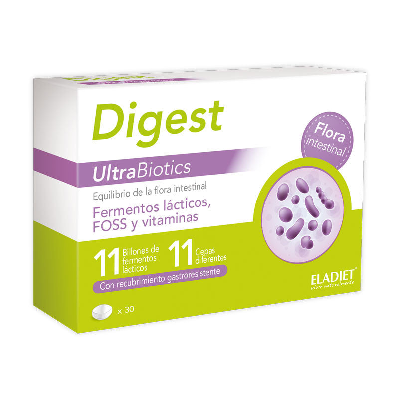 Digest Ultrabiotics flora 30 comprimidos Eladiet